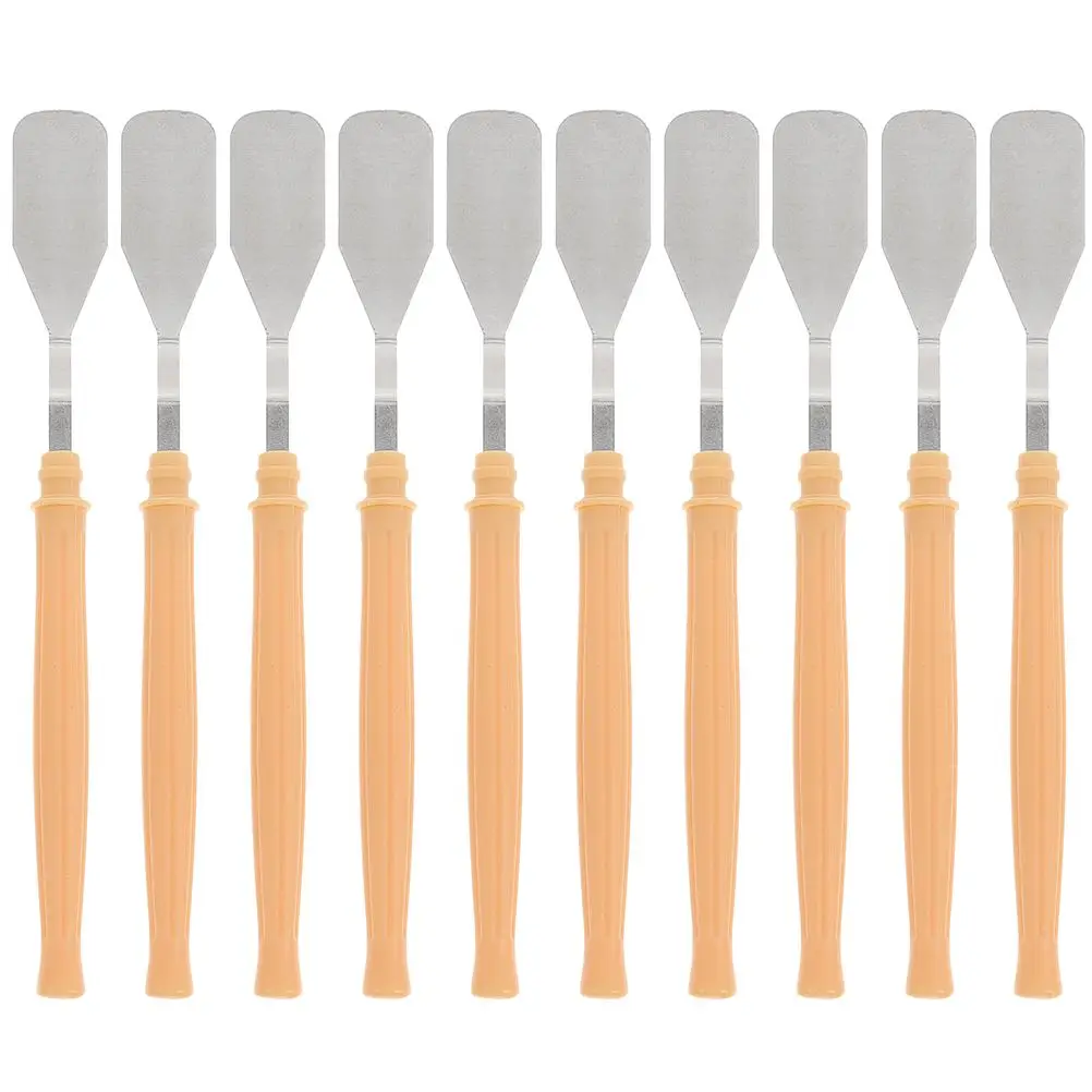 

12 Pcs Palette Knife Tools Metal Spatulas Painting Scrapers Canvas Oil Paint Supplies Drawing Tool Supplies