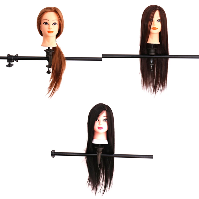New-Professional Mannequin Head Human Hair Barber Practice Hairstyle Hairdresser Doll