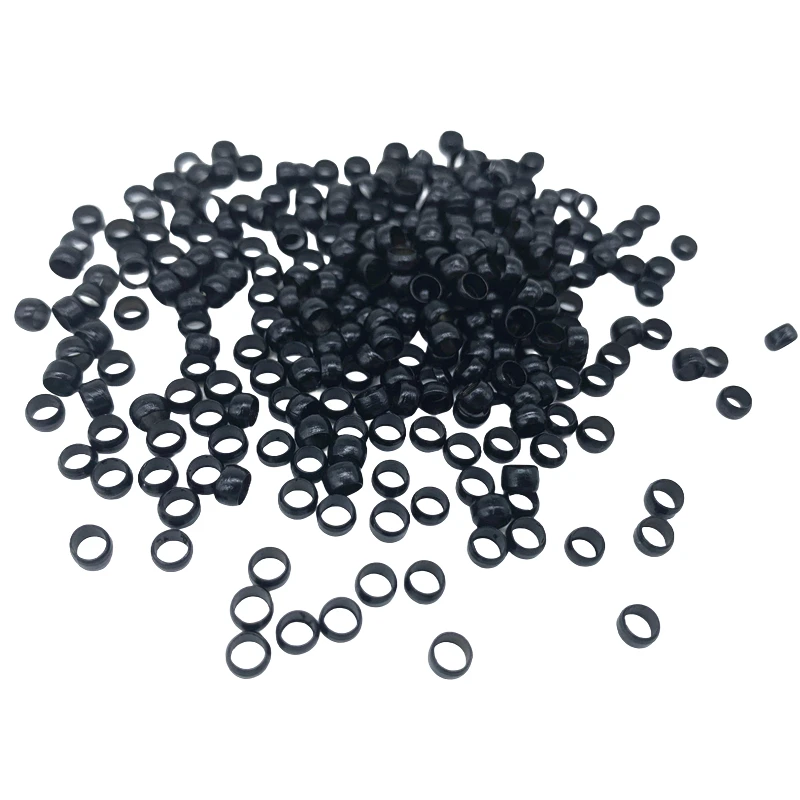 

1000pcs 4.0mm Copper Nano Beads Without Silicone for Hair Extensions Micro Link Rings Beads Nano Rings Hair Accessories