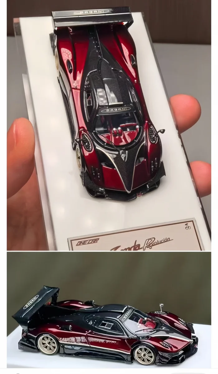 DMH DMY 1:64 zonda r color-changing carbon red carbon flower