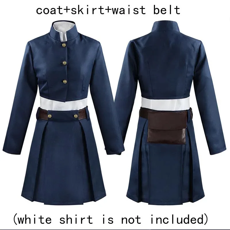 ❤ Костюм для косплея Kugisaki Nobara включает верхнюю юбку с поясом, поясную сумку для Хэллоуина, карнавала, Comic Con, наряды Kugisaki Nobara ★ ❤ ★