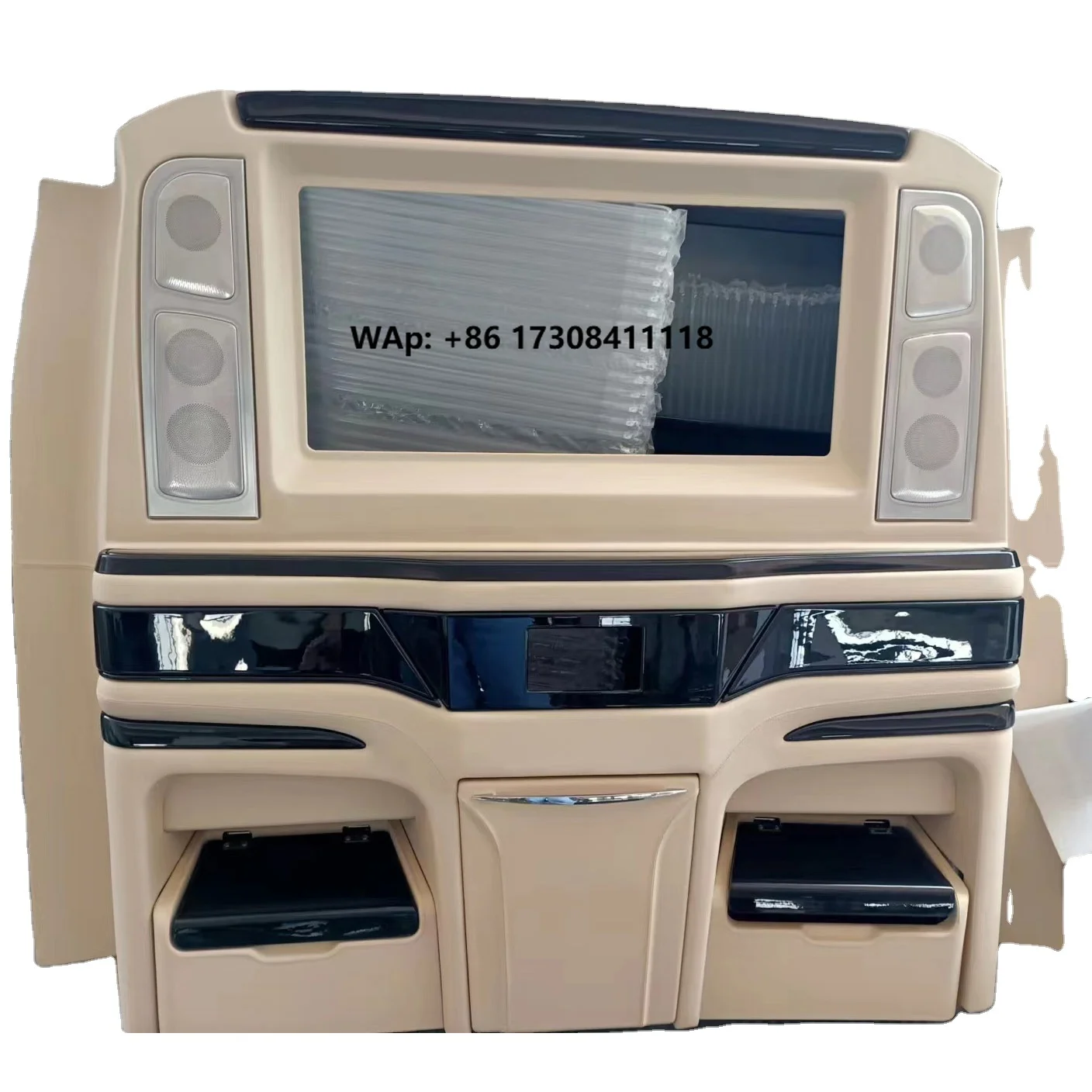Newest Limousine Modification Auto Design Van Interiors Partition with TV for MPV Van V Class Metris Vito Car Partition