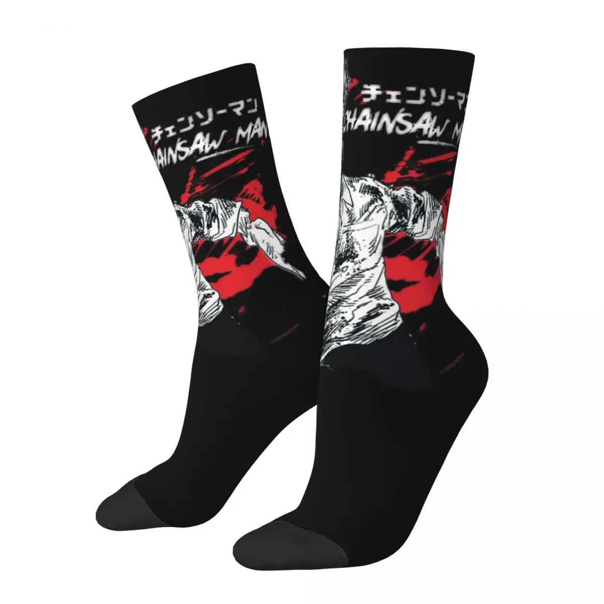 Anime Chainsaw Man Acid Men Women Socks,Windproof Beautiful printing Suitable for all seasons Dressing Gifts