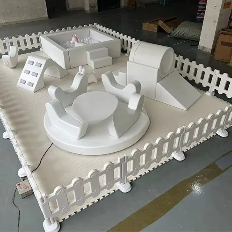 Global Toy Carousel White Theme Indoor Outdoor Playground Party Rental