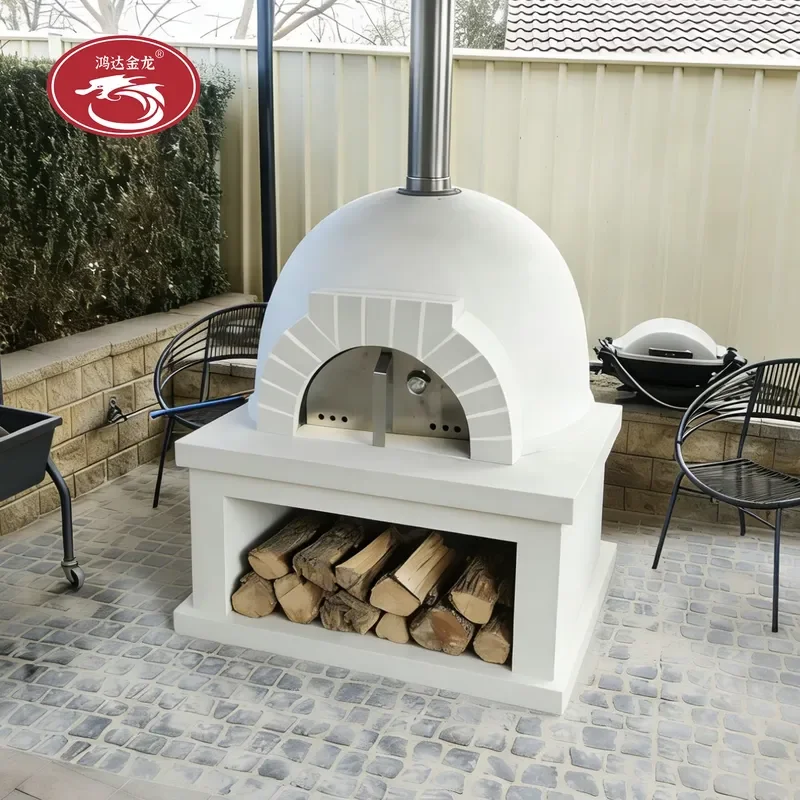 2026CE Italian Industrial Manufacturer Build in Pizza Oven Out Door Brick Wood Fired Oven Price for Home Use