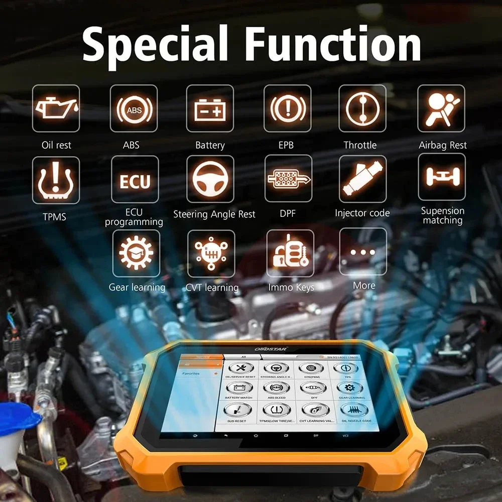 OBDSTAR X300 DP Key Master X300DP Plus C Full Version Auto Programming and Cluster Calibrate and Airbag Reset With P004 Included