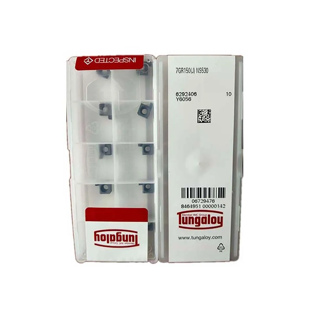Tungaloy Original 7GR100/7GR150/7GR200 NS9530 Rectangular Grooving Insert which ensures stable cutting