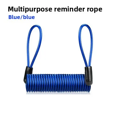 1.2m Fiets Lente Kabel Anti-diefstal Slot Touw Alarm Schijfslot Fiets Veiligheid Herinnering Motorfiets Anti-diefstal bescherming 120-150cm