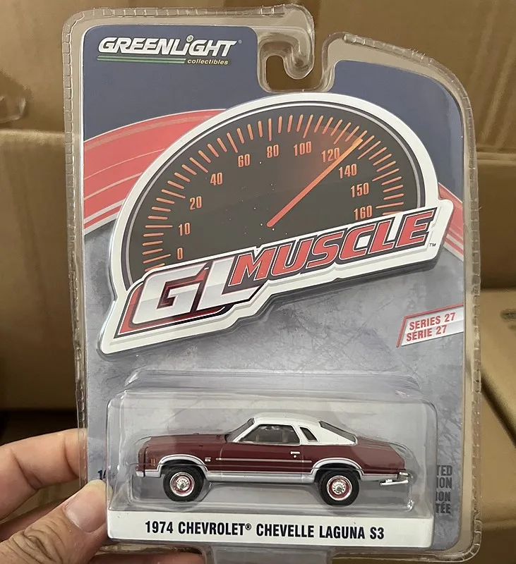 

GreenLight 1:64 1974 Chevrolet Laguna S3car Model Toys Gifts CollectionAlloy Car Models Collectibles Hobbies Toys Gifts