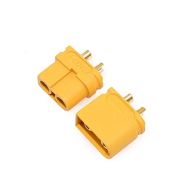 XT60U-M/F Male Female Test Connector Gold-Plated Aviation Model Lithium Battery Terminal Plug XT-60U