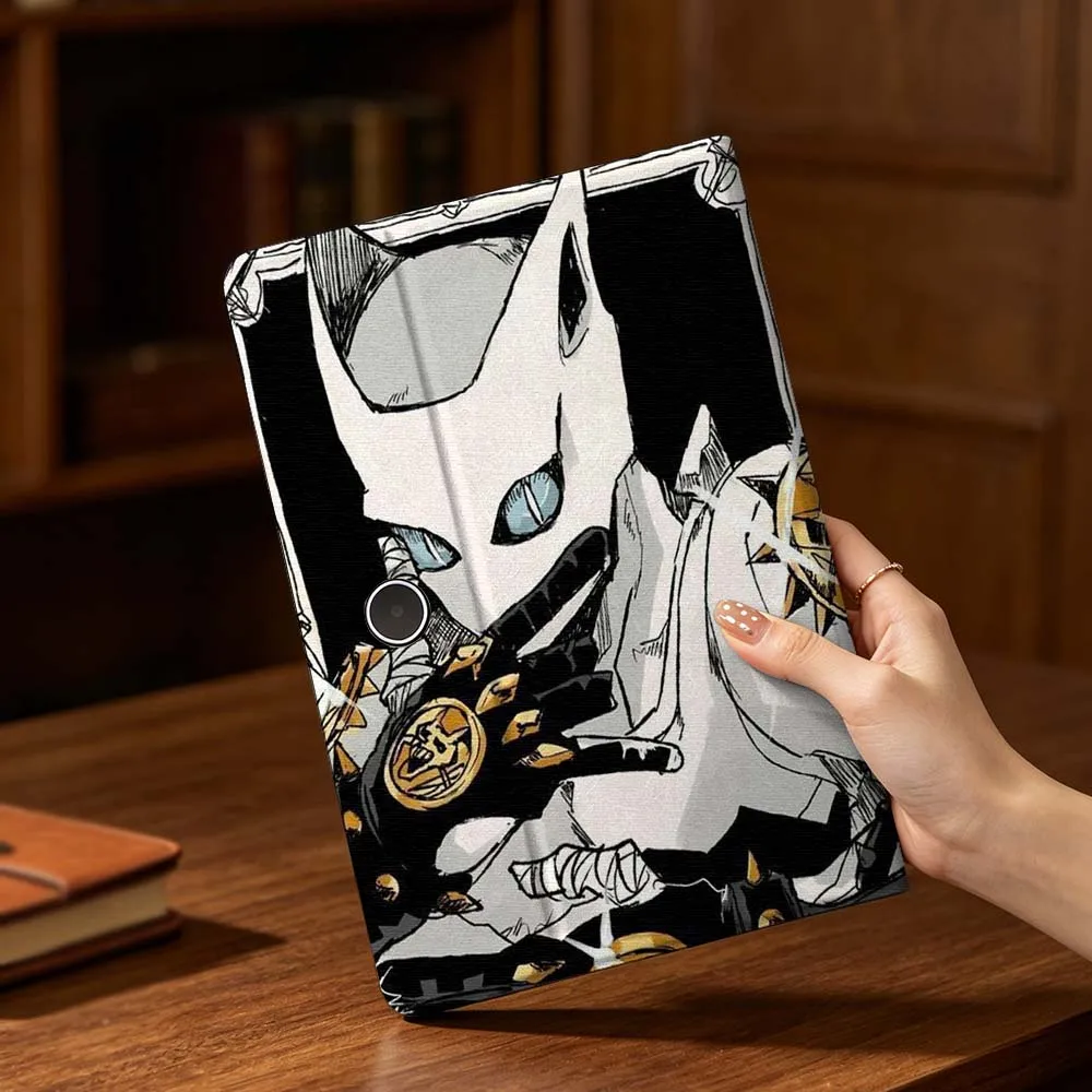 Jojo Anime Aesthetics Soft For OPPO VIVO IQOO OnePlus Realme Pad 3 Pro 13 12.1 11.4 11 inch Pen Tray Tablet Case