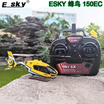 New Esky 150ec Mini Scale 6 Dof Fxz Flight Controller Altitude Hold Flybarless Rc Helicopter Rtf Ec135 Outdoor Toy For Children