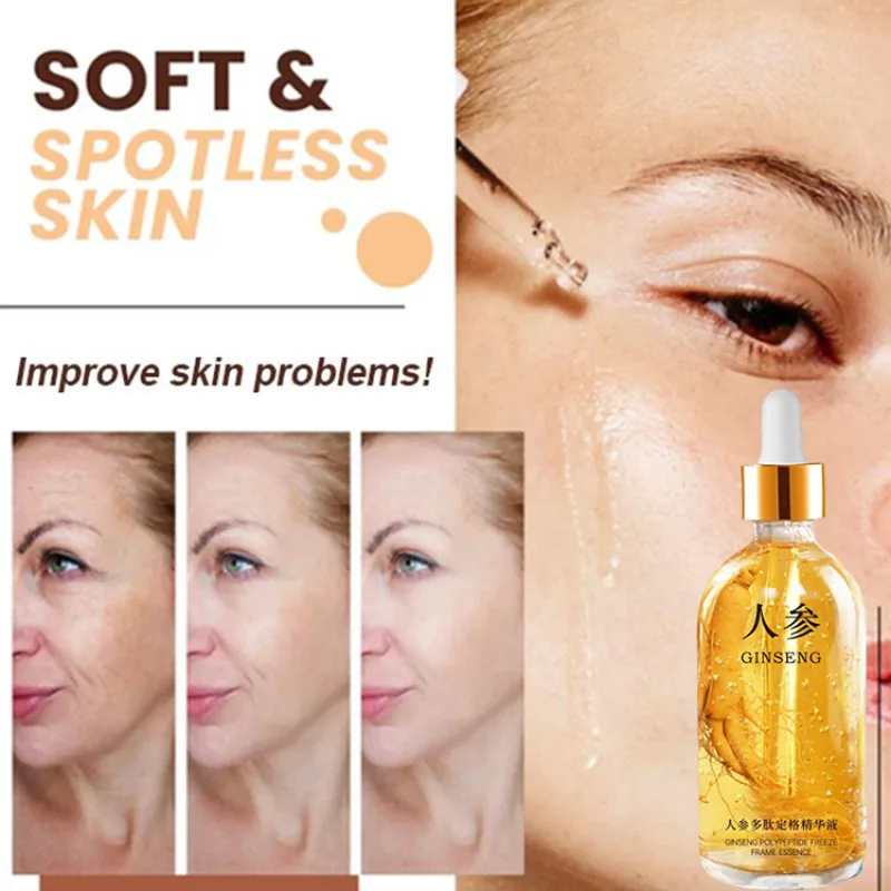 

Women and Men Hyaluronic Acid Niacinamide Serum AntiWrinkle Serum Ginseng Peptide Serum