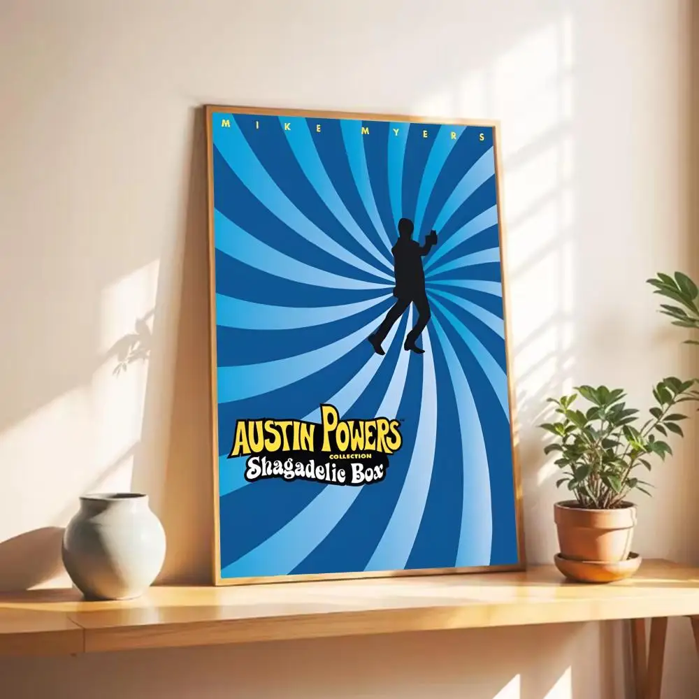 1 قطعة A-Austin Powers ملصق الفيلم الكوميدي جدار الفن طباعة ملصق ديكور جدارية ديكور المنزل هدية غير المؤطرة #5
