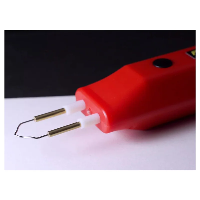

A84E-Plastic Welder Kit Crack Repair Tool 2In1 Hot Plastic Portable Charging Cable Red