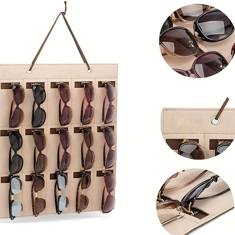 1PC Nordic Wall Hook Perforation-free Creative Glasses Storage Rack