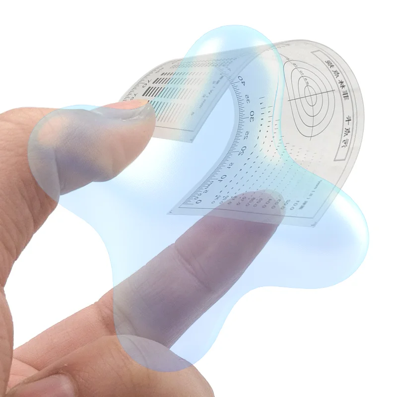 Gauge Point Gauge Transparent Film Stain Card Comparison Card Stain Crack Contrast PET Dot Line Surface Quality Inspection