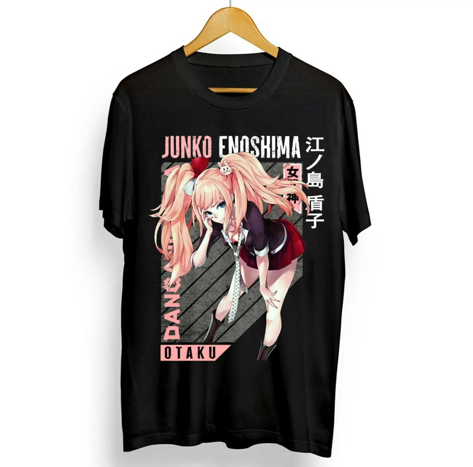 

Danganronpa V3 JUNKO ENOSHIMA,Monokuma Fairy Kei Kawaii new unisex T-shirt