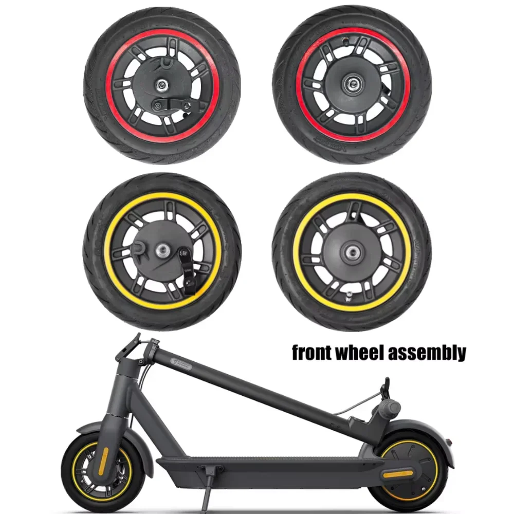 For Ninebot Max G30 Front Rear Wheel Assembly Electric Scooter 10 Inch 60/70-6.5 Front Tire 350W Rear Motor Wheel Hub Tyre Parts