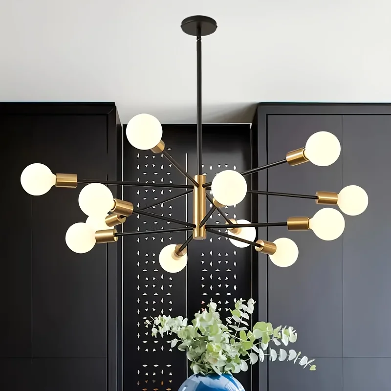 

Luxury Ceiling Chandelier, Home Decoration Dining Table Ceiling Light, Adjustable Height for Restaurant, Living Room
