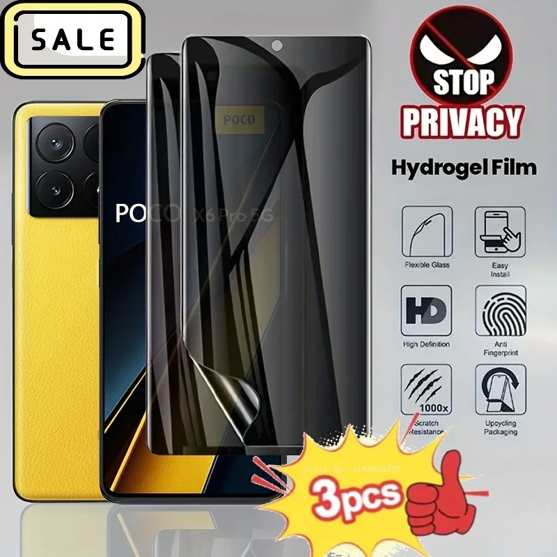 3PCS Anti-Spy Hydro…