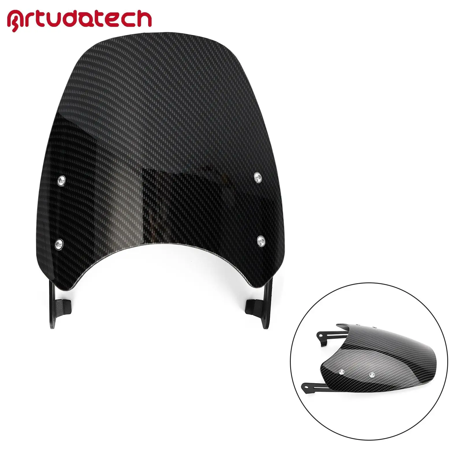 

ABS Motorcycle Windshield WindScreen for Triumph Speed Twin 1200 2019-2021