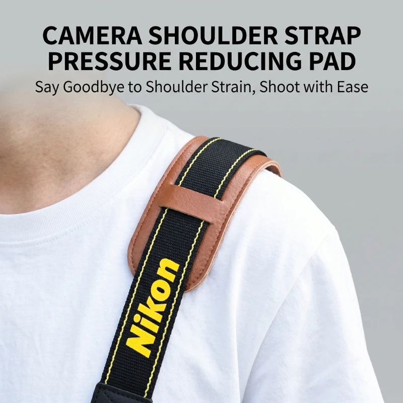 

Camera Strap Pressure Relief Pad Thickened Shoulder Pad for Fujifilm Nikon Sony Canon DSLR Mirrorless Camera Strap Accessories