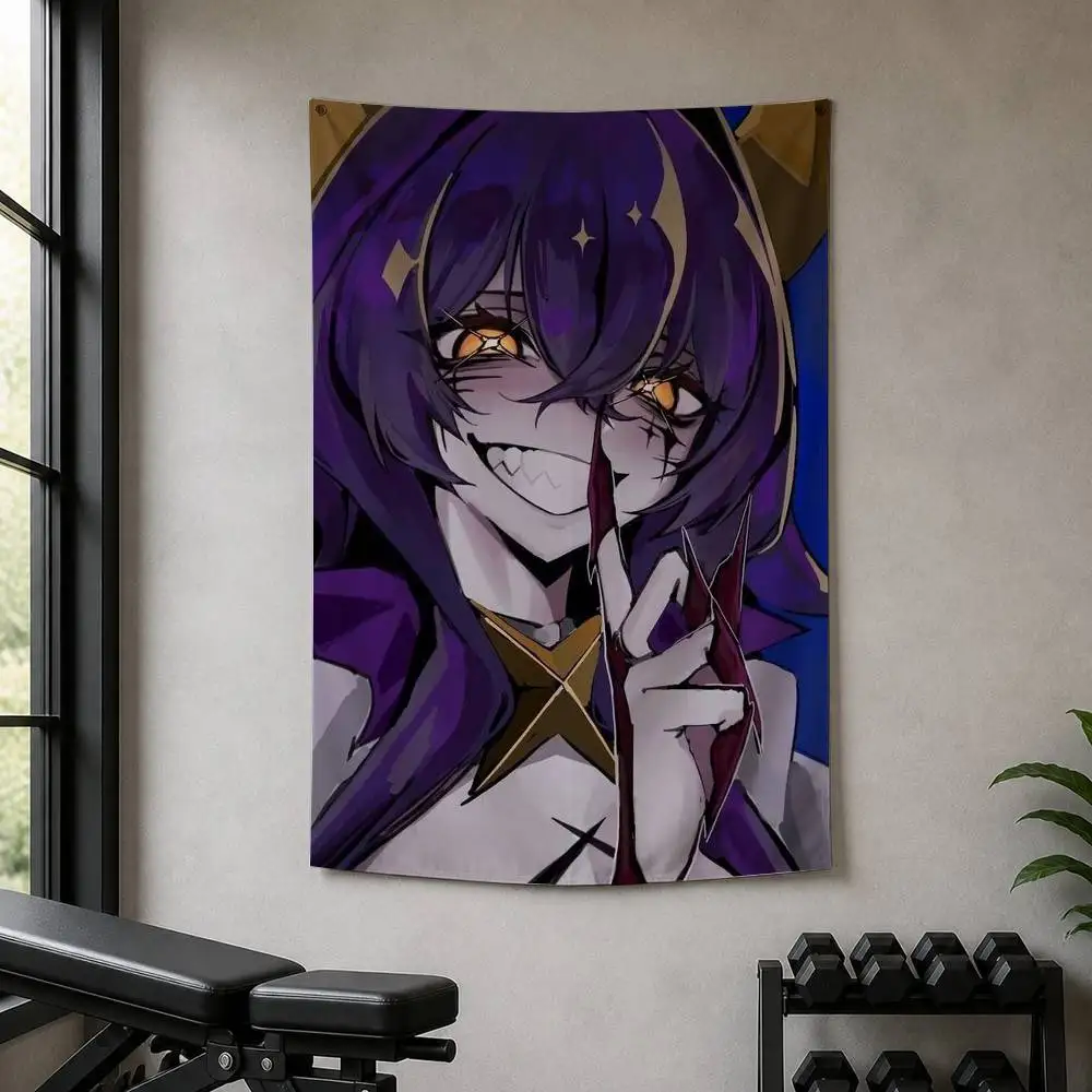 Hiiragi Utena  Decorative Wall Flag Banner for Home Garden Garage Indoor Outdoor Decor