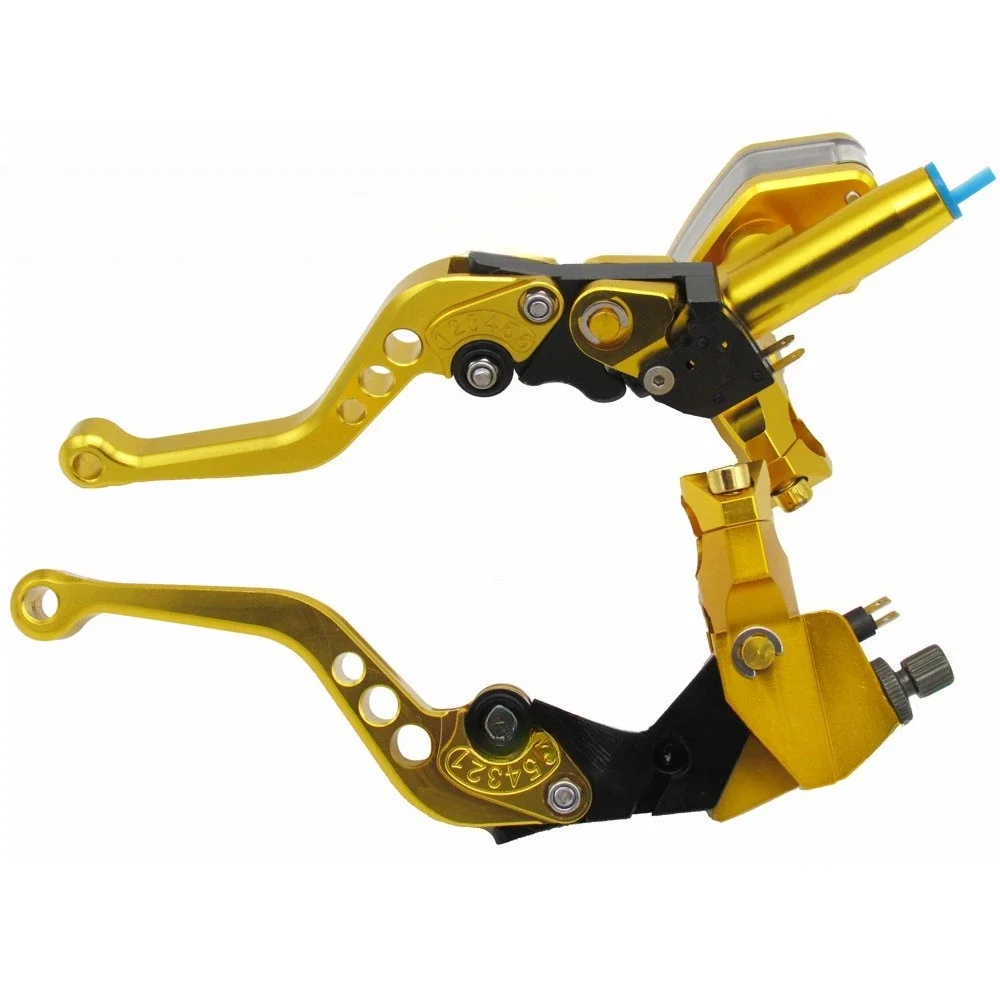 Motorcycle CNC modified mango brake pump side push hydraulic upper pump suitable for hussars