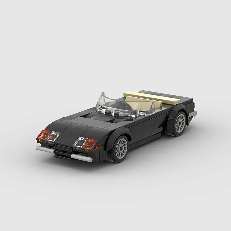 MOC 365 GTS Assembled Vintage Convertible Classic Compatible With Le-go Model Car DIY Building Blocks Kid Toys Gift NO Box