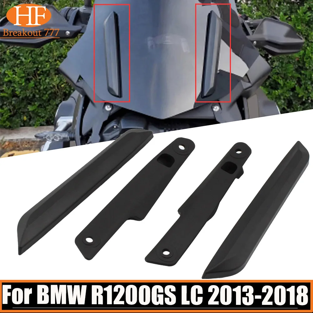 

4 Pcs/Set Motorcycle Wind Shield Inside Outer Trim Strip Kit Windscreen Bracket Mount For BMW R1200GS R1250GS LC Adventure