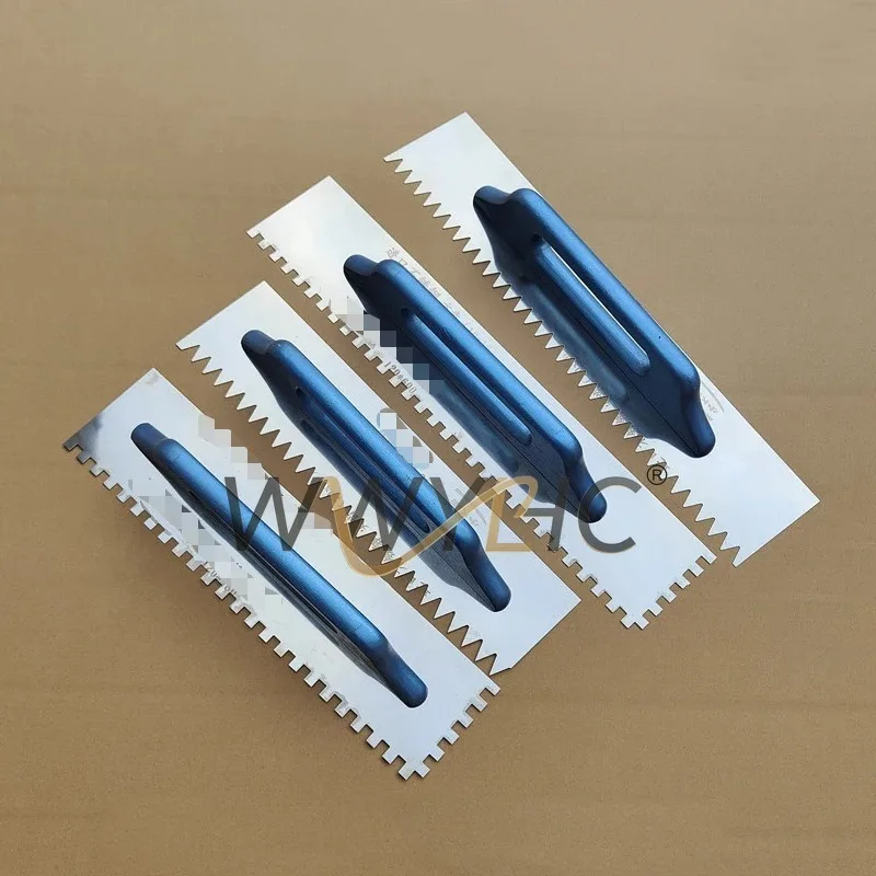 Drywall Smoothing Spatula Putty Tool 48cm 60cm Flooring Grout Float Tiling Scriber Square Teeth Point Teeth MotchedTrowel