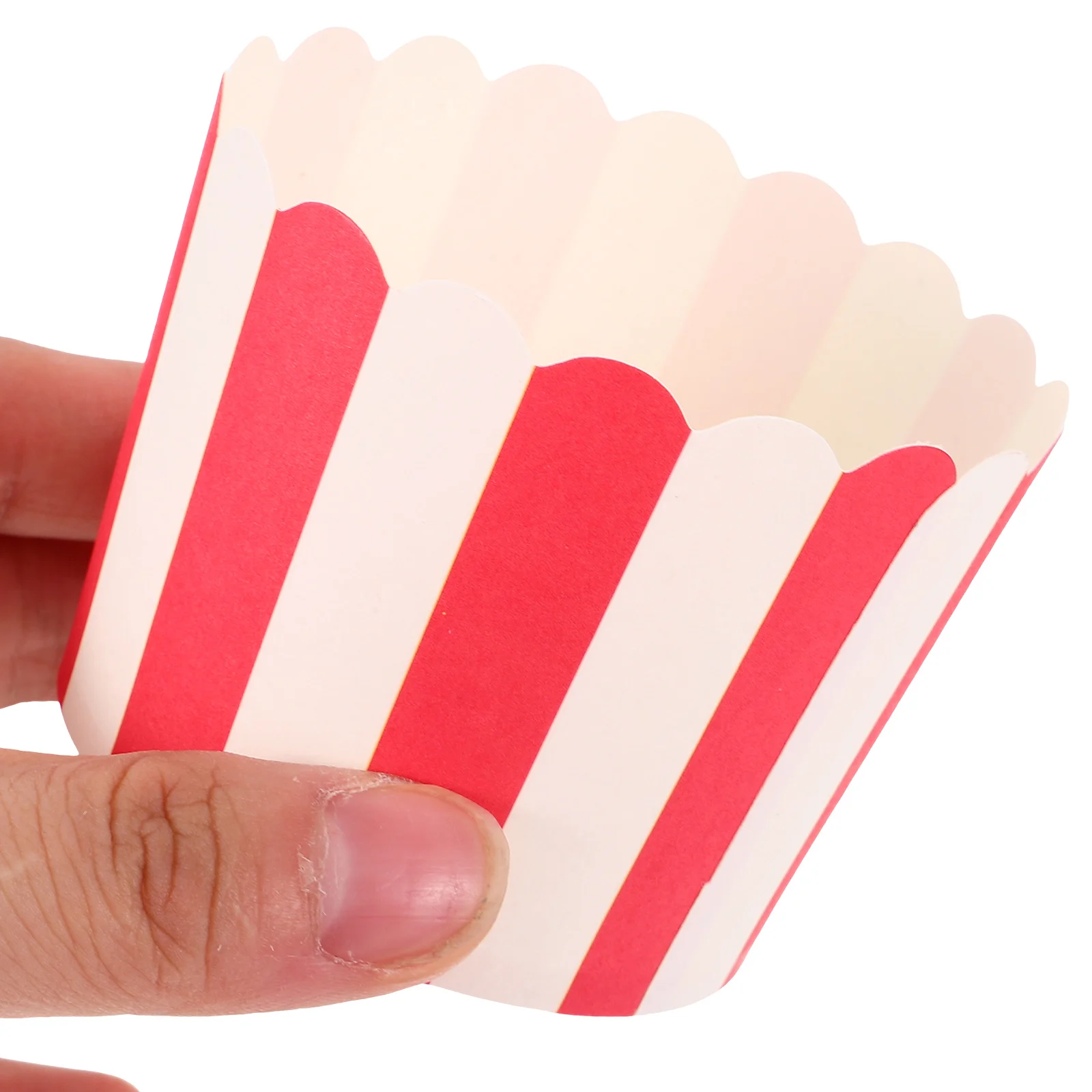 

100pcs Muffin Cups High Cupcake Liners For Baking Desserts Red White Striped Cupcake Liner Cake Holders