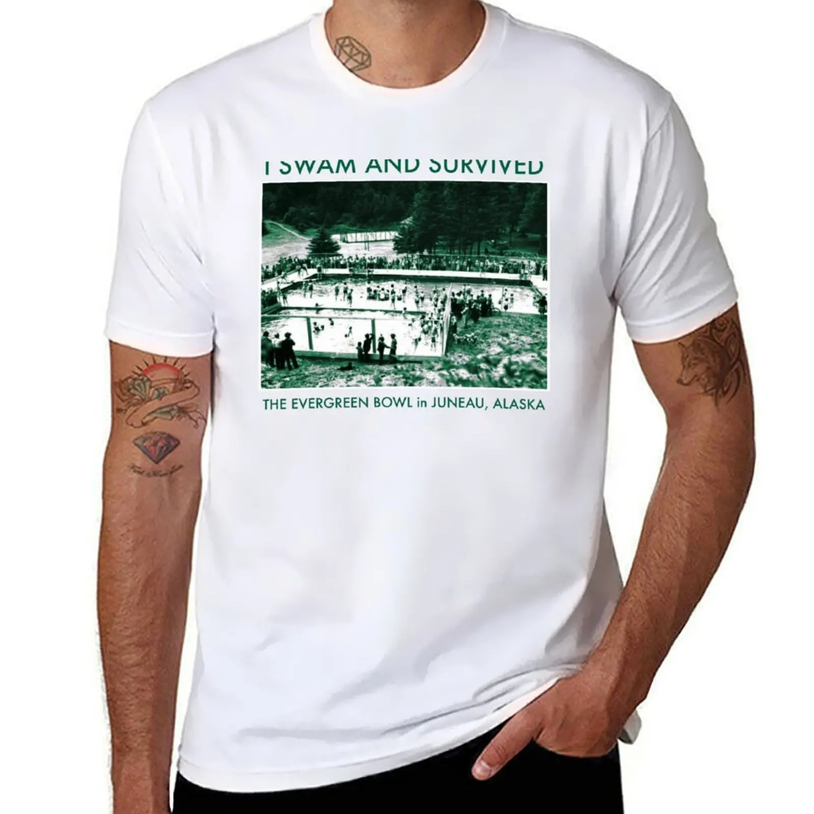 

Evergreen Bowl Survivor T-Shirt t shirt man casual man graphic t shirt T-Shirt