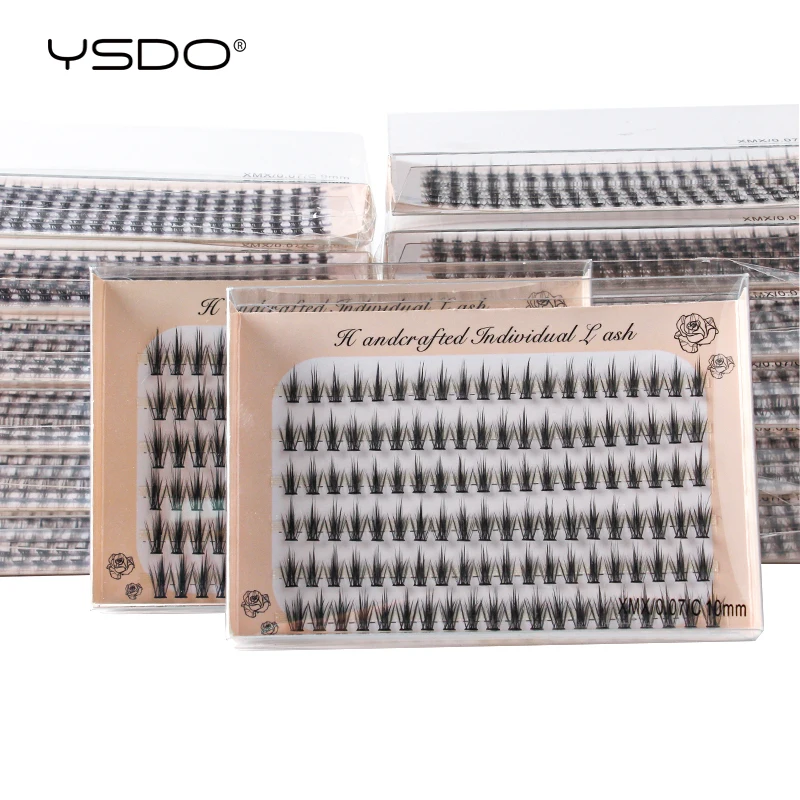 YSDO Eyelash Extension Wholesale 5/10/50/100 PCS Natural Faux Mink Lashes Individual Lashes Makeup Cilia Fluffy False Eye Lashes