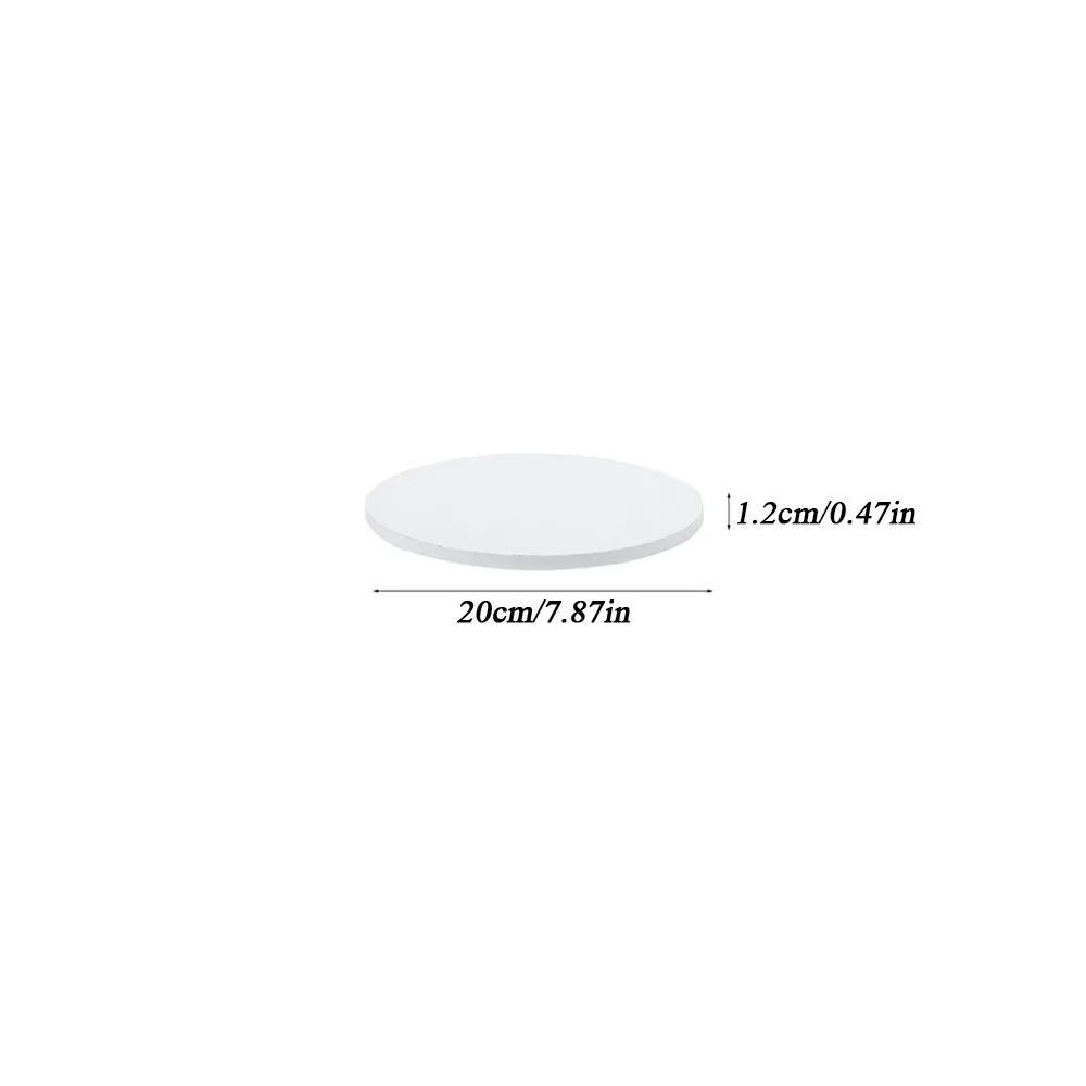 Safe 6/8/10/12/14in Cake Board Base Round Disposable Round Cake Tray Pad Cake Board Wedding Party