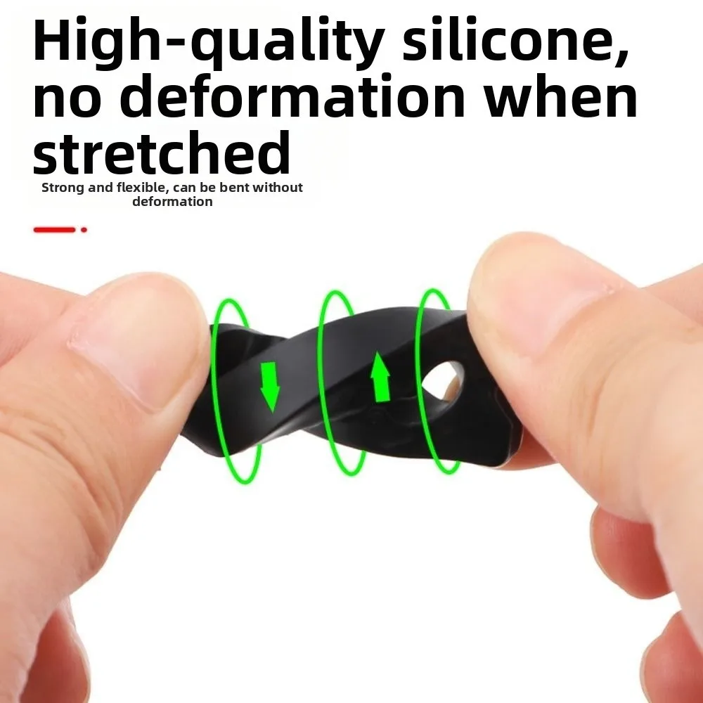 Kit 4 Peças de Silicone para Amortecimento de Som e Proteção de Fechaduras de Porta de Carro - Antichoque e Antirruído