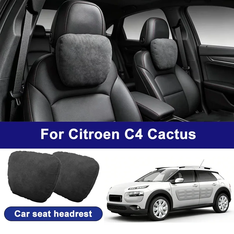 

For Citroen C4 Cactus car headrests, soft universal adjustable car seat pillows, car neck pillow cushions, car accessories