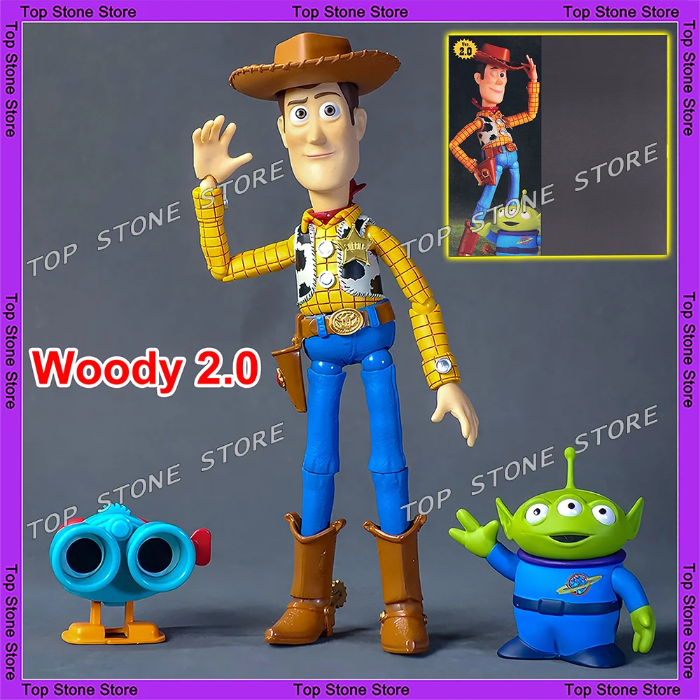 Toy Story 5 Figuren Revoltech Woody Actionfigur Kaiyodo Amazing Yamaguchi Anime PVC Modell Spielzeug 17cm Sammlerstück Geschenke