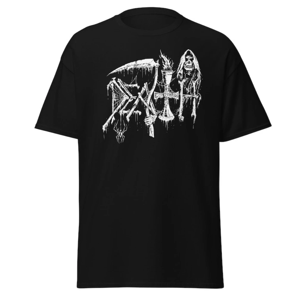 Classic Metal Band T-Shirt Gifts for Heavy Metal Music Lovers Graphic T Shirts Woman Man Casual Cotton Vintage Short-sleev