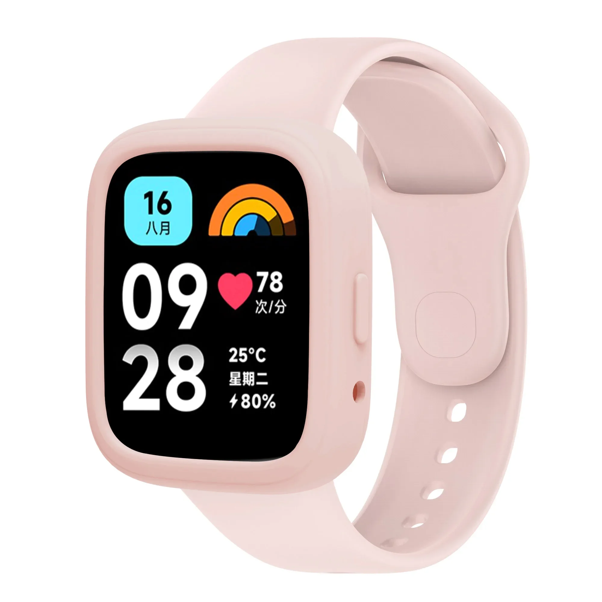 Slicone Case Cover For Redmi Watch 3 Active / Lite Plastic Bumper Shell Protection Frame Accessories