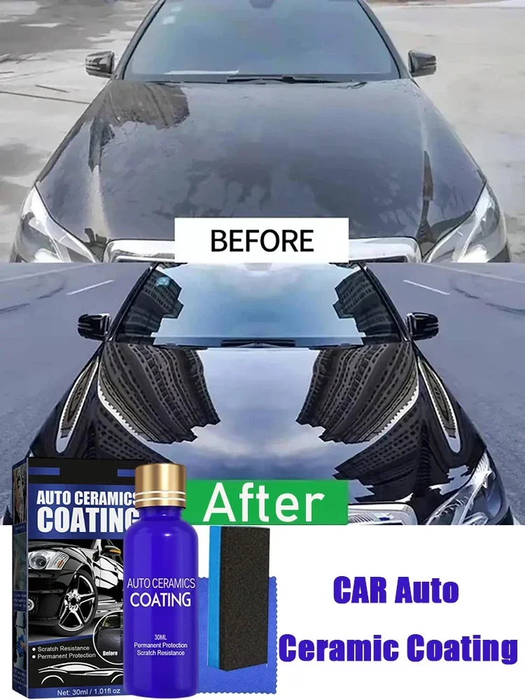 Nano Ceramic Glass Coat Liquid Hydrophobic Paint Care Polish Detailing Coating For Car Styling Anti-Scratch Resistance Scratch