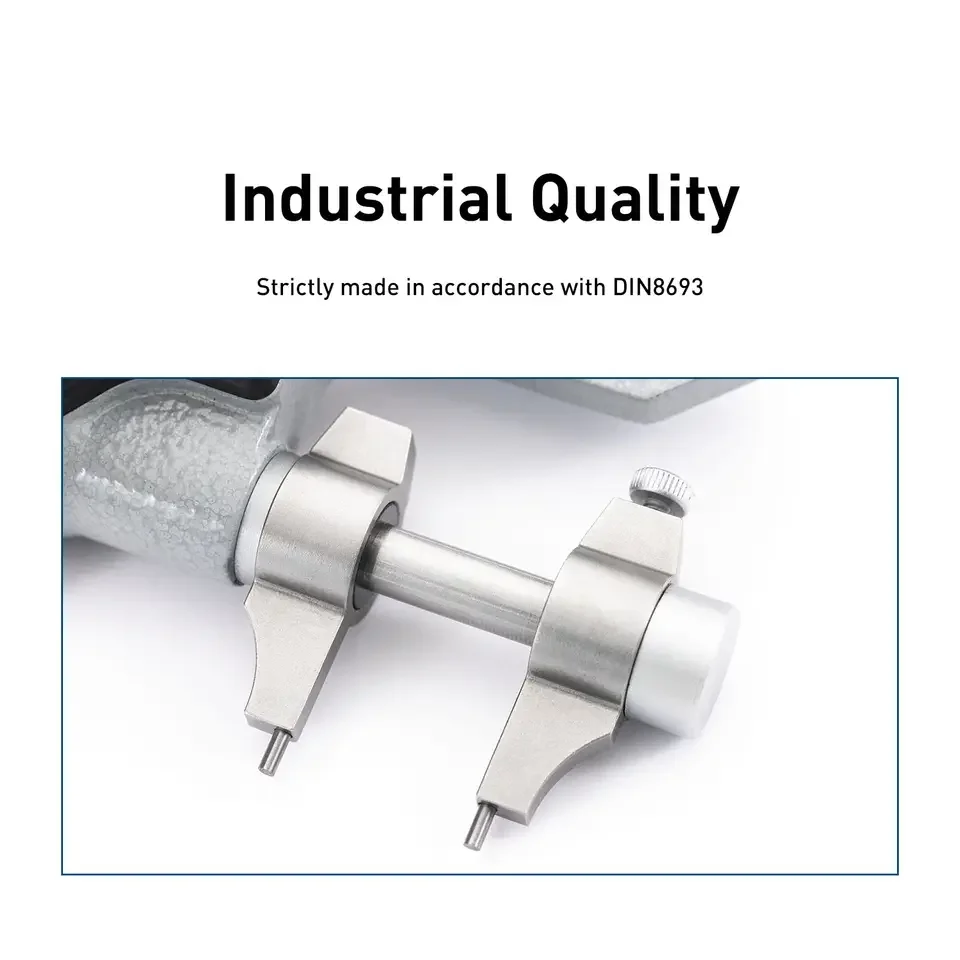 DASQUA High Precision 25-50mm Micrmetro Interior 50-75mm Digital Inside Micrometer  1"-2" Electronic Inside Micrometer image 5