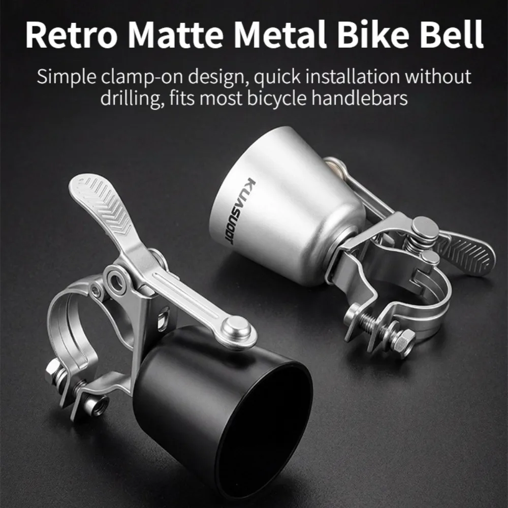 Copper Alloy Bicycle Bell, Multi-functional Dual-use Bike Bell for Mountain & Road Bikes, Cycling Equipment Accessories