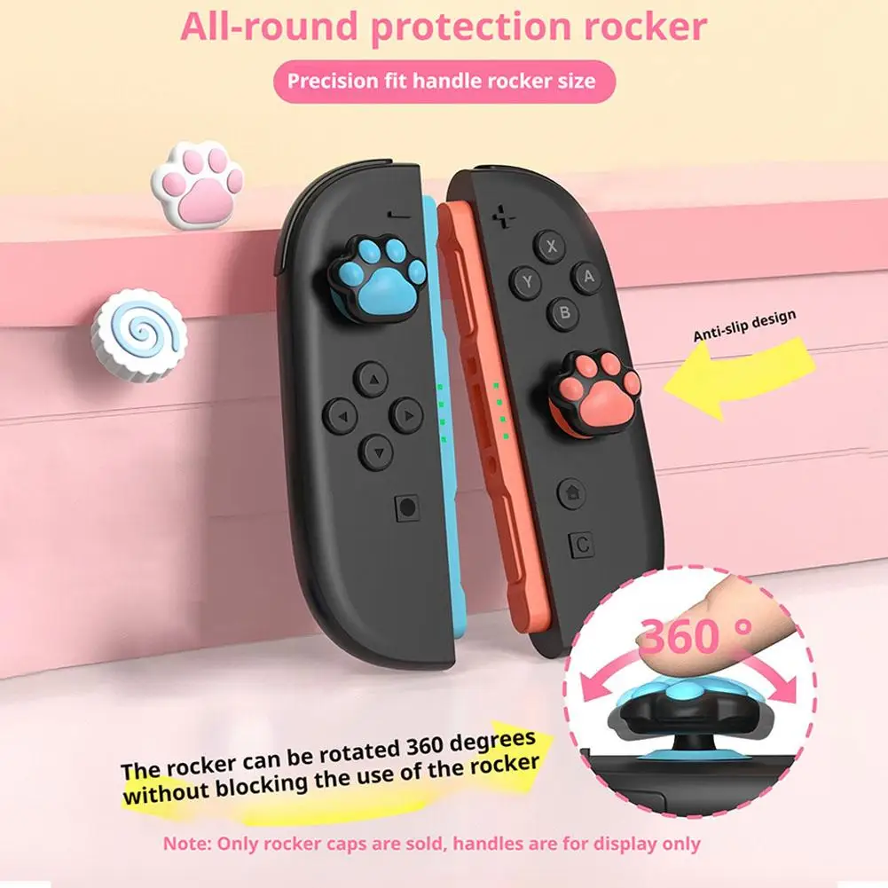 Silicone Cap For NS2 Mushroom Head Protective Cap For Switch 2 Joystick Silicone Cap Game Replacement Accessories