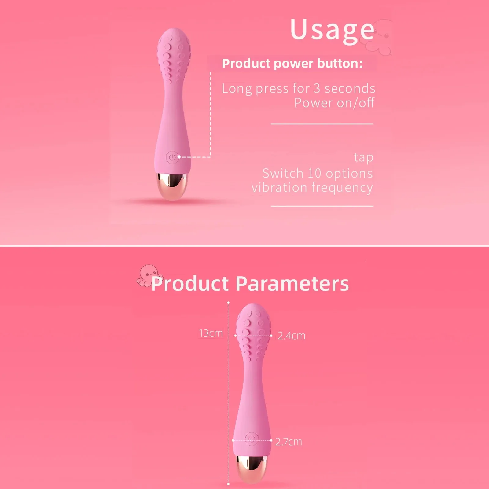 الأخطبوط مصاصة هزاز 10 وضع G-بقعة لعبة الجنس للنساء ، محفز المهبل/الشرج ، لعبة متعة الكبار USB قابلة للشحن #5