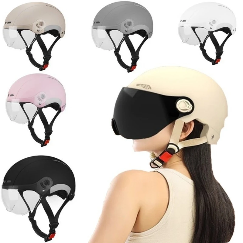 

Electric Scooter Helmet with Goggles, Outdoor Riding Safety, 3C Certified Helmet, Summer Breathable Sweat Absorbent Adult Helmet