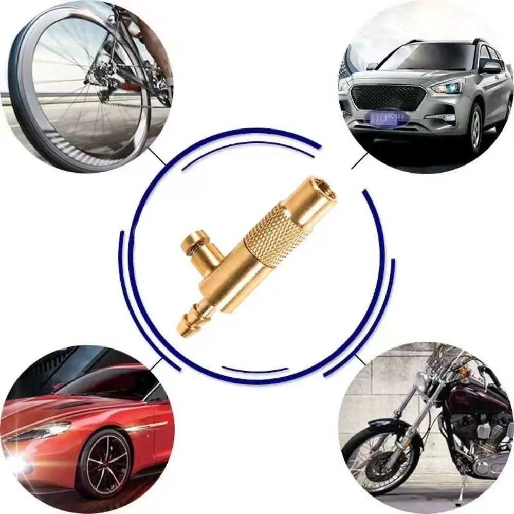 5-6mm Car Tyre Tire Inflator Connector High Quality Copper Chuck Clip Repair Valve Connector Adapter Air Chuck Nozzle Car