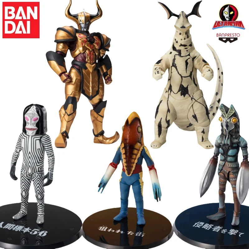 Caliente 100% Bandai Original en Stock Shfiguarts Ultraman Kaiju Dada Alien Baltan Alien Metron Absolute Diavolo Eleking juguete para niños