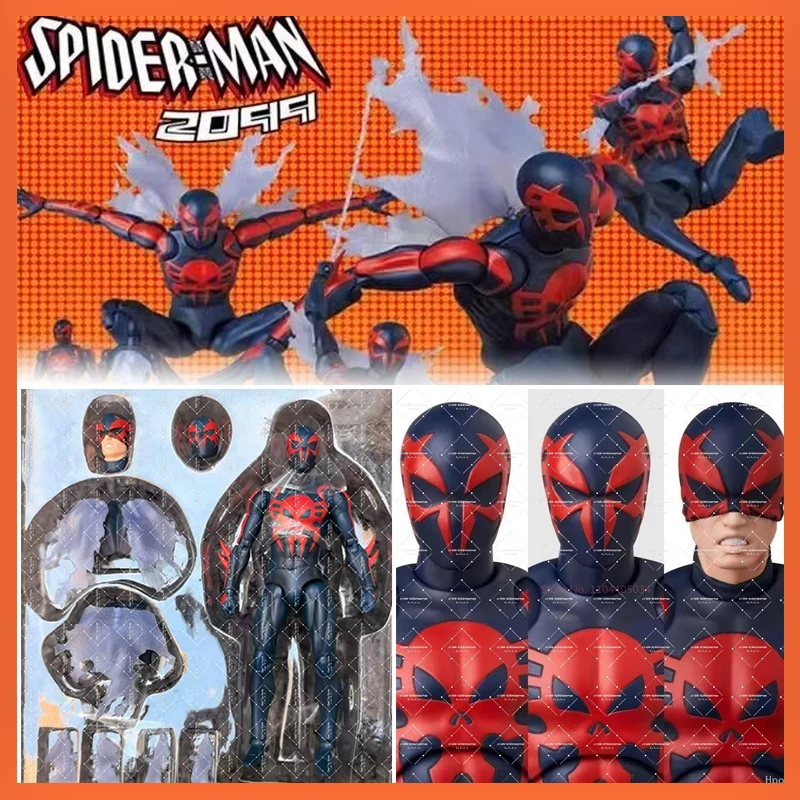 

original Presale Marvel Spider-Man 2099 Number MAFEX 239 Mobile Doll Spider-Man 2099 Tabletop Decoration Collect Birthday Gifts